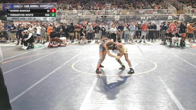 106 1A 5th Place Match - VinDaryus White, Palm Bay vs Soren Bakkar, Bishop Kenny