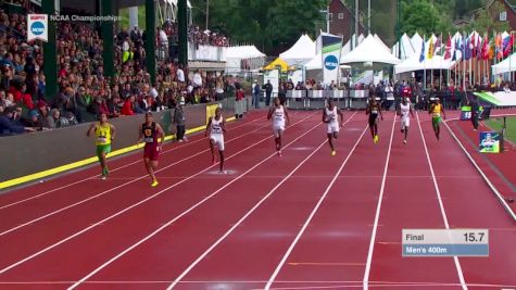 Men's 400m, Final - A&M's Fred Kerley dominates