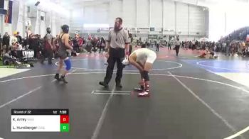 120 lbs Round Of 32 - Kristofer Arrey, Threshold WC vs Lane Hunsberger, Cedaredge WC