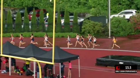 Girl's 2k Steeplechase, Heat 1