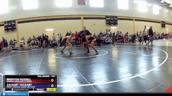 170 lbs Quarterfinal - Brenton Russell, Warren Wrestling Academy vs Zachary Huckaby, Perry Meridian Wrestling Club