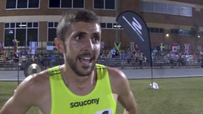 Donnie Cowart amped after 8:30 MCDC Steeple win