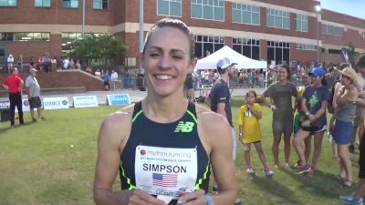 Jenny Simpson 5th in MCDC Womens 800, on racing in the US and USAs approaching