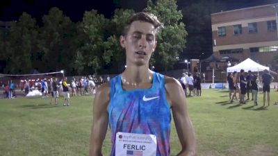 Mason Ferlic on first pro season and injuries, third in MCDC Mens steeple 8:32
