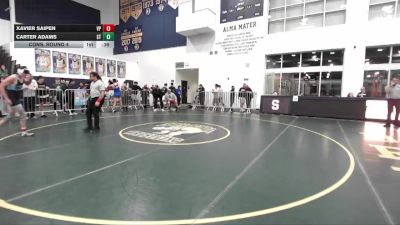 157 lbs Cons. Round 4 - Carter Adams, South Torrance vs Xavier Saipen, Villa Park