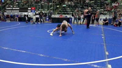 132 lbs Cons. Quarters - Garett Bruner, Immortal Athletics Wrestling Club vs Gavin Sanders, Big Game Wrestling Club