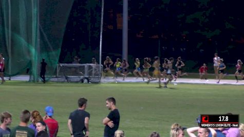 Women's 1500m Elite, Heat 1 - Gabe Grunewald runs 1500 race days after chemo treatment