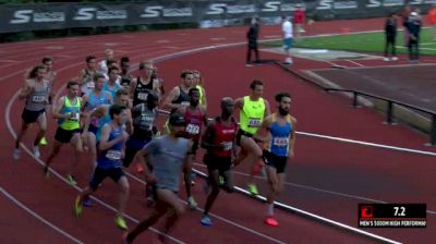 Men's 5k, Heat 1 - Erassa and McDonald battle to the line