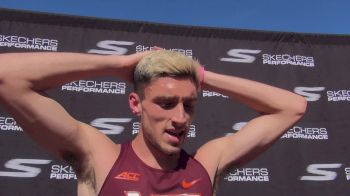 Drew Piazza used fuel of 800m disappointment to run a 1500m PR