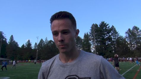 Josh Thompson after monster steeplechase personal best