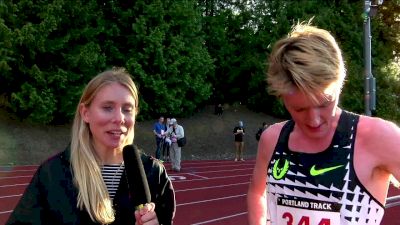 Eric Jenkins live interview after winning the 1500