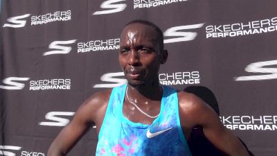 Stanley Kebenei pleased with matching his PR in season debut
