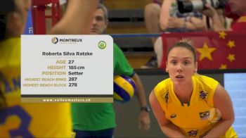 2017 Montreux Volley Masters - Brazil Vs. China