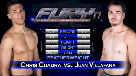 Chris Cuadra vs. Juan Villafana - Fury 17 Replay -