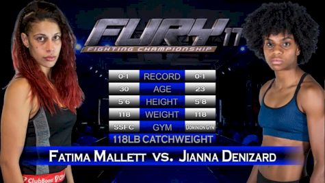 Fatima Mallett vs. Jianna Denizard - Fury 17 Replay