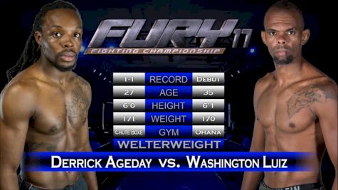 Derrick Ageday vs. Washington Luiz - Fury 17 Replay-