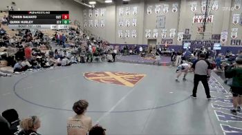 126 lbs Quarterfinal - Owen Salvato, Eastside vs Quinn Hurley, St. Vincent St. Mary