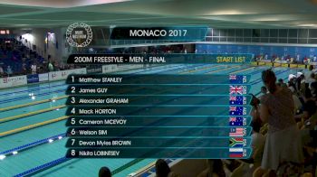 Monaco Men's 200m Free