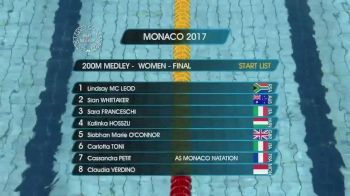 Monaco Women's 200m IM Final