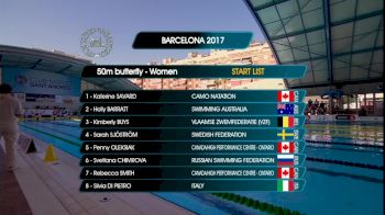 Barcelona Women's 50m Fly Final