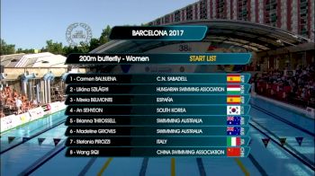 Barcelona Women's 200m Fly Final