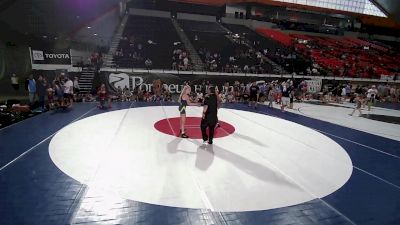 95-100 lbs Champ. Round 2 - Chaya Palomo, Oregon vs Hayden Kumfer, Alaska