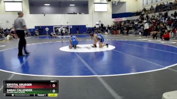 126G Quarterfinal - Sarah Callender, Palmer High School vs Krystal Krueger, Palmer High School