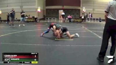 150 lbs Round 5 (6 Team) - Wyatt Rodarte, POWA vs Cohen Olsen, Untouchables