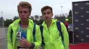 American Fork's Casey Clinger and Patrick Parker after setting new mile PBs at Brooks PR