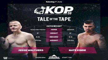 Jesse Walthers vs. Nate Kinde - KOP 56 Replay
