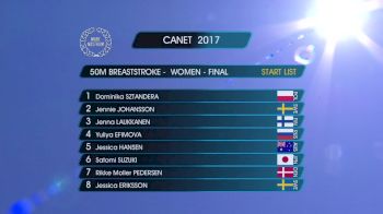 Canet Women's 50m Breast Final