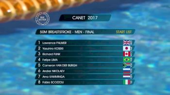 Canet Men's 50m Breast Final
