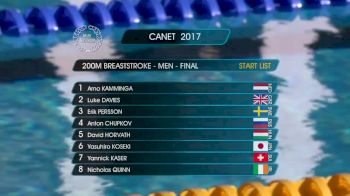 Canet Men's 200m Breast Final