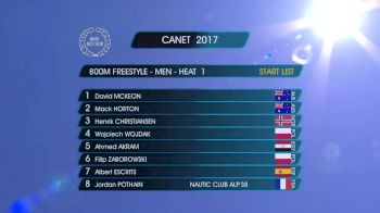 Canet Men's 800m Free Final