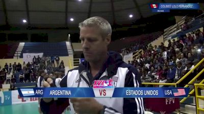 NORCECA Pan-Am Cup: USA vs. Argentina