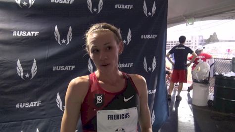 Courtney Frerichs qualifies for the steeple final