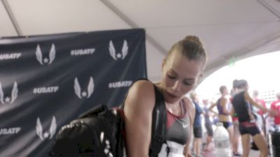 Colleen Quigley talks altitude training, managing her body after qualifying for steeple final