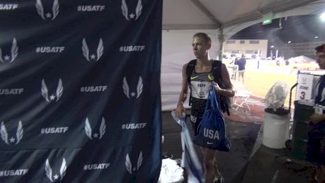 Galen Rupp says no to post-race interview after his final track race of his career