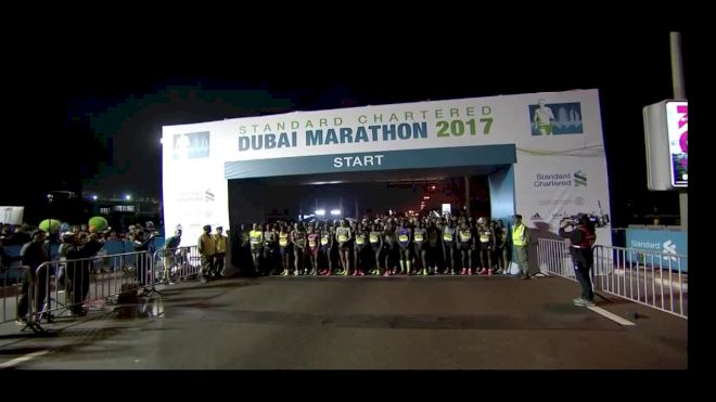 Worknesh Degefa Wins 2017 Dubai Marathon