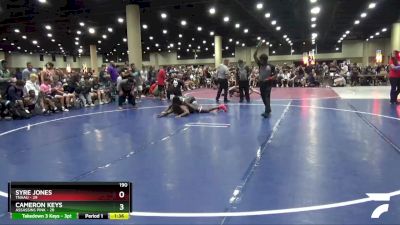 190 lbs Quarters & 3rd Wb (32 Team) - Syre Jones, TNAAU vs Cameron Keys, Assassins Pink