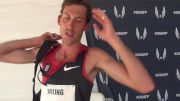 Dan Huling explains why he dropped out of the steeple semifinal