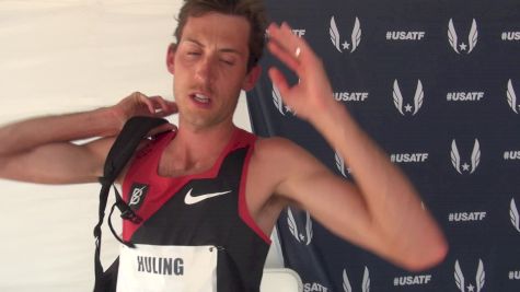 Dan Huling explains why he dropped out of the steeple semifinal