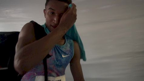 Donavan Brazier speaks about struggling with slow races