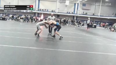 149 lbs Consi Of 16 #1 - Aidan O'shea, F&m vs Dustin Elliott, Bloomsburg - UnAttached
