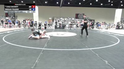 157 lbs Cons. Sub-semis - Cole Sackett, Angry Fish vs Deegan Frazier, Lawrence Elite Wrestling