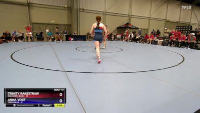 130 lbs Placement Matches (8 Team) - Trinity Rakestraw, Oklahoma Blue vs Anna Vogt, Texas Blue