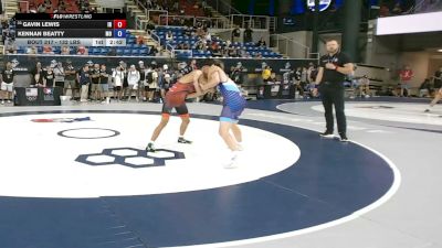 132 lbs Champ. Rd Of 128 - Gavin Lewis, Indiana vs Kennan Beatty, Missouri
