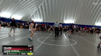 110 lbs Round 2 (8 Team) - Dominic Jacobucci, Lake WC vs Tye Cobb, Noke RTC