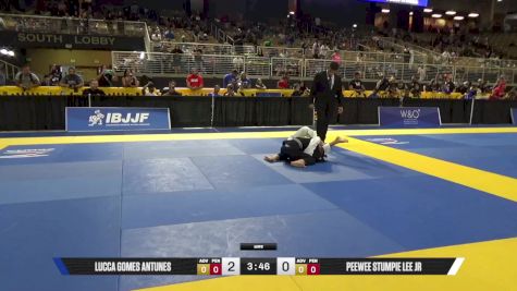 Peewee Stumpie Lee Jr vs Lucca Gomes Antunes 2025 Pan Kids Jiu-Jitsu IBJJF Championship
