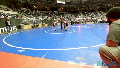 70 lbs Consolation - Logan Kaiser, Tulsa North Mabee Stampede vs Daxon Avery, Newcastle Youth Wrestling